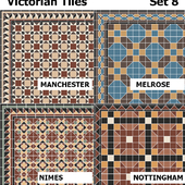 Topcer Victorian Tiles Set8