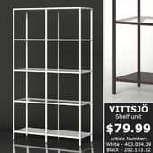 IKEA VITTSJO Shelf unit medium