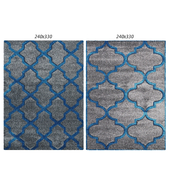Temple and webster: Trellis Gray Rug, Cross Hatch Gray Rug