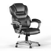 Flash Furniture Black Leather Executive Office Chair