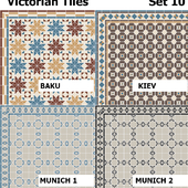 Topcer Victorian Tiles Set 10