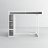 Public White Counter Dining Table by CB2