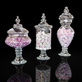 Glass Jars with Candy