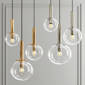 Sonneman Bubbles Three Light Multi Pendant