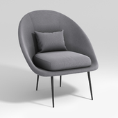 Gray armchair Tradition