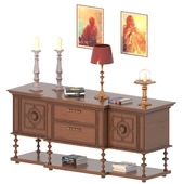 Chest of drawer with decorative set_Anita Model