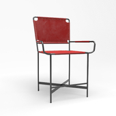 Laredo leather stool
