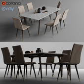 TunaEv Alfa Chair & Veda Table