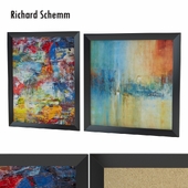 Collection of paintings by John-Richard b Richard Schemm's 3