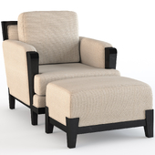 Astaire Lounge Chair and Ottoman