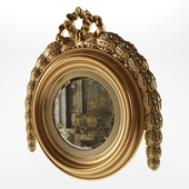 round antique mirror
