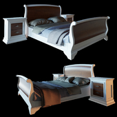 Кровать и прикроватная тумбочка Tessarolo