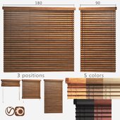 Wooden blinds 50mm, 2 options of width 90 and 180cm