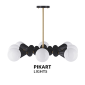 Stella dome chandelier V 6 black art. 6007 by Pikartlights