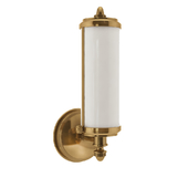 Thomas OBrien Merchant 1 Light 5 inch Hand-Rubbed Antique Brass Bath Wall Light