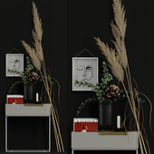 Decor with dry flowers 2