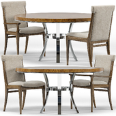 Westwood Chairs, Bernhardt Soho Round Dining Table