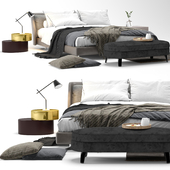 Spencer bed - by Minotti