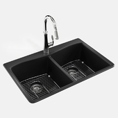 KOHLER "Kennon" top- / under-mount kitchen sink
