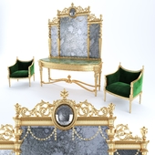 Louis XVI entrance console set
