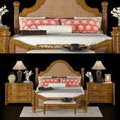 LEXINGTON HOME BRANDS ISLAND ESTATE BY TOMMY BAHAMA HOME ROUND HILL BED