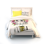 Bed. Lingerie set Lilac "Summer Smoothie" 2-bedroom