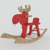 Wooden deer toy