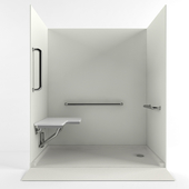 Swanstone Bathtub and Shower Wall Panels 3D model