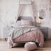 Bed MARCELLE UPHOLSTERED BED from Restoration Hardware Baby & Child