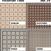 Topcer Victorian Tiles Set 14
