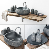 Stone washbasin / Каменный умывальник