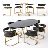 Fitzgerald chair and Aile Rooma Design & Furniture table