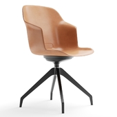 Diemme Clop leather task chair