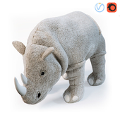 Soft toy, rhino DUNGEL