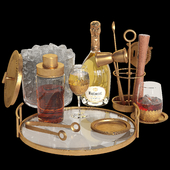 Potterybarn gold bar accessories