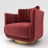 Zesthome Red Armchair