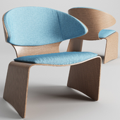 Hans Olsen Teak Bikini Lounge Chair