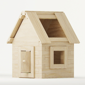 Wooden constructor. Outbuilding