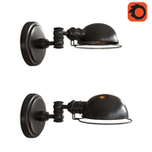 ACADEMY TASK SCONCE - OIL RUBBED BRONZE