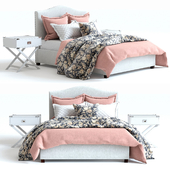 Pottery Barn Raleigh Bed 3 pink