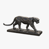 Скульптура "Идущий леопард"