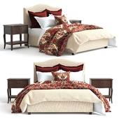 Pottery Barn Raleigh Bed 2 red
