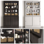 Wardrobe Havsta / Havsta with sliding doors