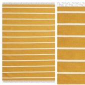 Carpet CarpetVista Dhurrie Stripe - Mustard Yellow  CVD19165
