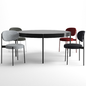 Series 430 Chair + Table By Verpan
