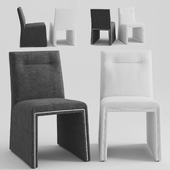 CB2 Silver Lining armless Dining Chair