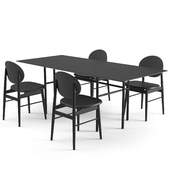 Outline Chair + Snaregade Tables Rectangular