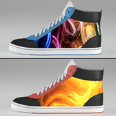ShiftWear Sneakers with LCD Flexible Display