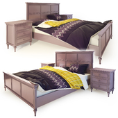 Double bed purple Riverdi. The werby