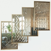 decorative mirror tiles